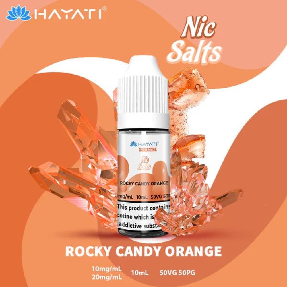10mg / Rocky Candy Orange Hayati Pro Max Nic Salts