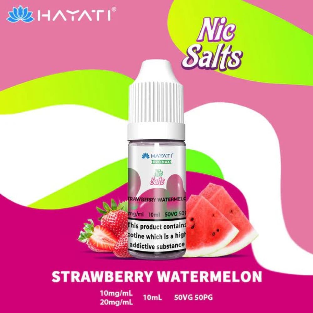 10mg / Strawberry Watermelon Hayati Pro Max Nic Salts