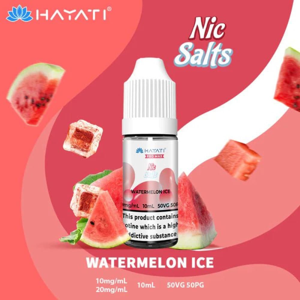 10mg / Watermelon Ice Hayati Pro Max Nic Salts
