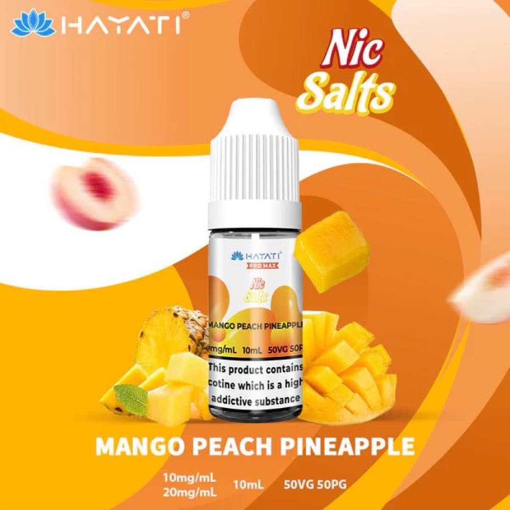 10mg / Mango Peach Pineapple Hayati Pro Max Nic Salts