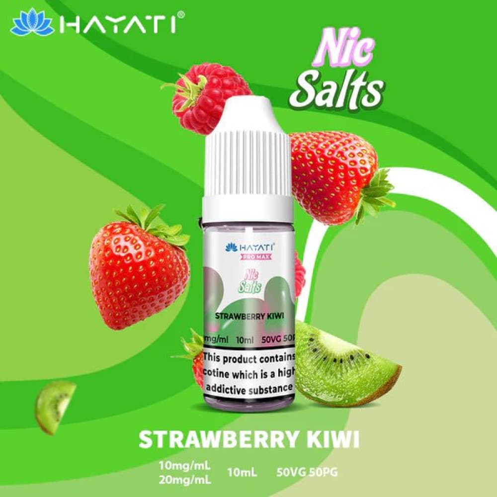 10mg / Strawberry Kiwi Hayati Pro Max Nic Salts