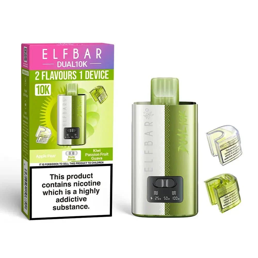 Fruity Edition Elf Bar Dual 10K 2 in 1 Big Puff Devices