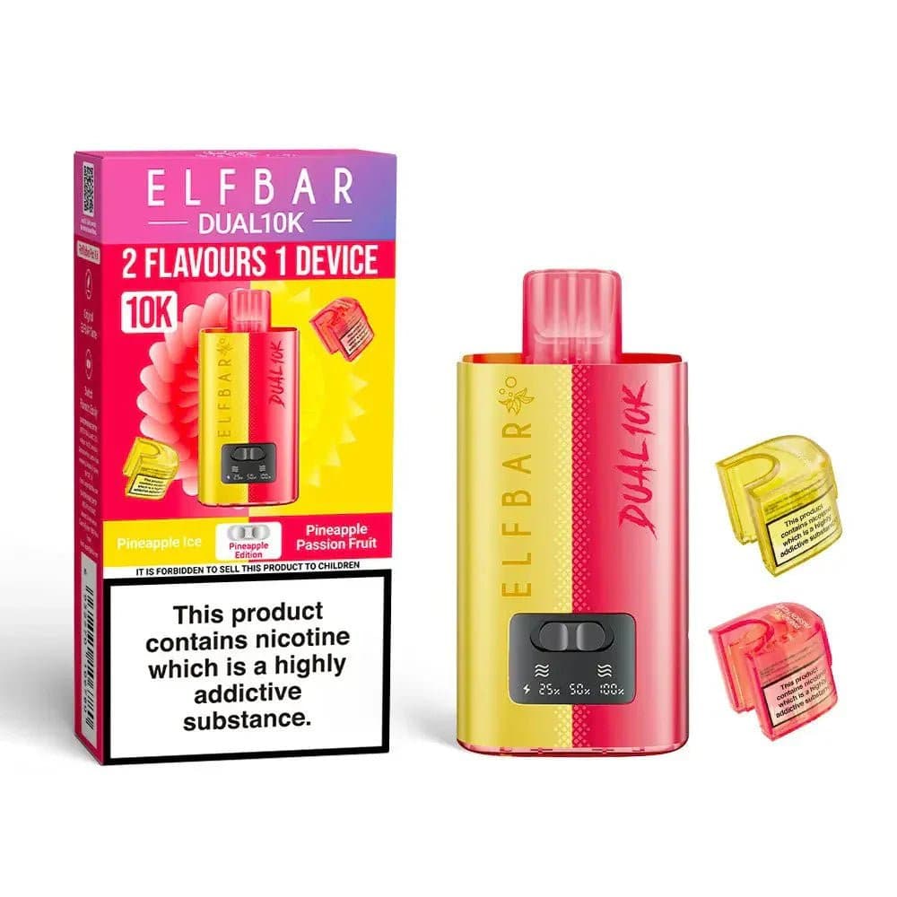 Pineapple Edition Elf Bar Dual 10K 2 in 1 Big Puff Devices