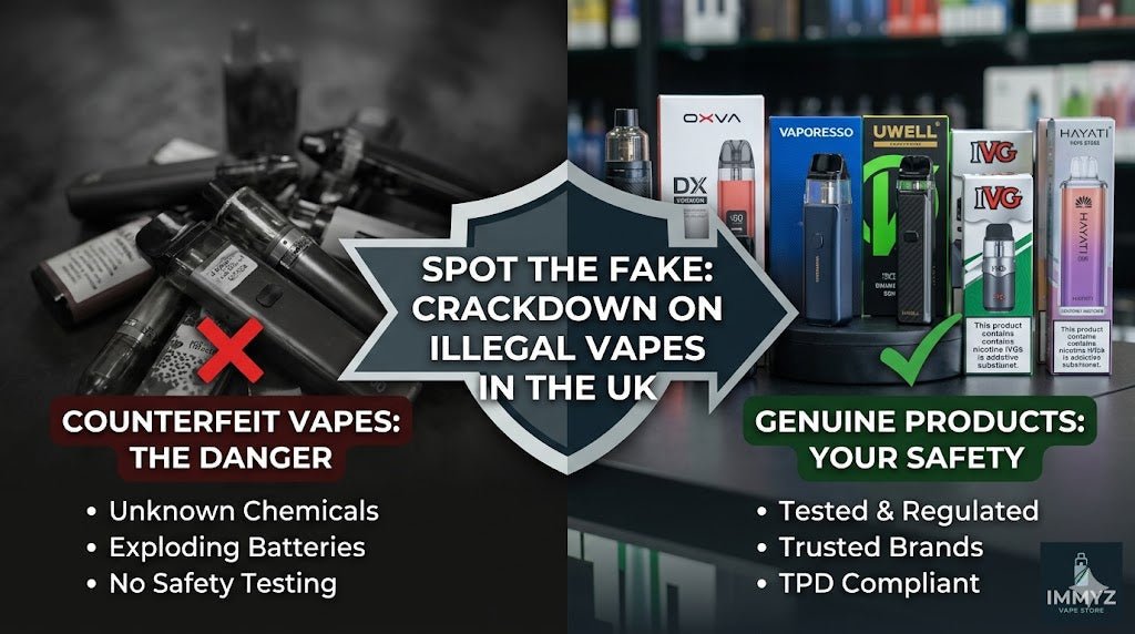 Counterfeit Vapes Warning 2026: How to Spot Fake Vapes & Stay Safe in the UK
