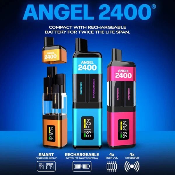 Effortless Vaping Anytime with Vapes Bar Angel 2400 Puffs