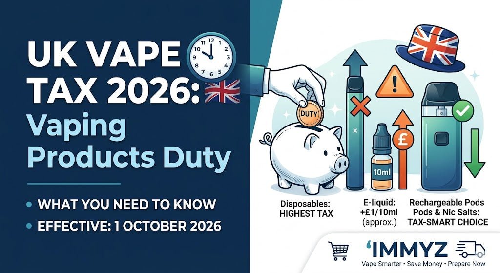 New UK Vape Tax 2026: Everything You Need to Know About the Vaping Products Duty