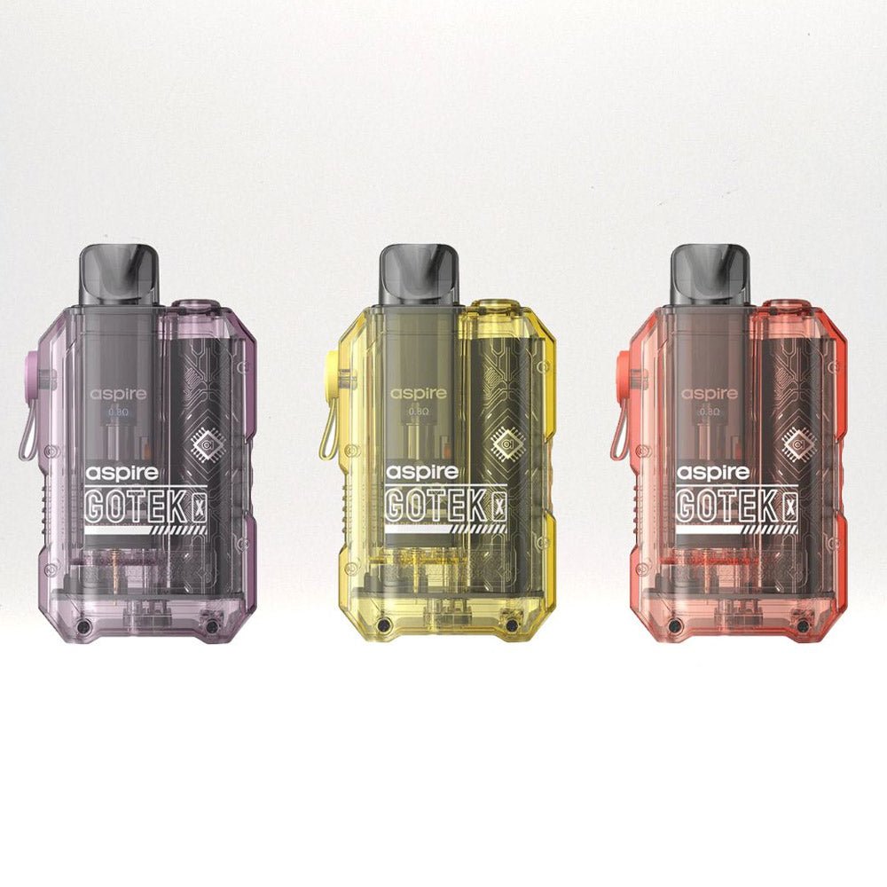 Aspire Gotek X Pod Kit UK | 10 Colours | IMMYZ Aspire Gotek X Pod Kit UK | 10 Colours | IMMYZ