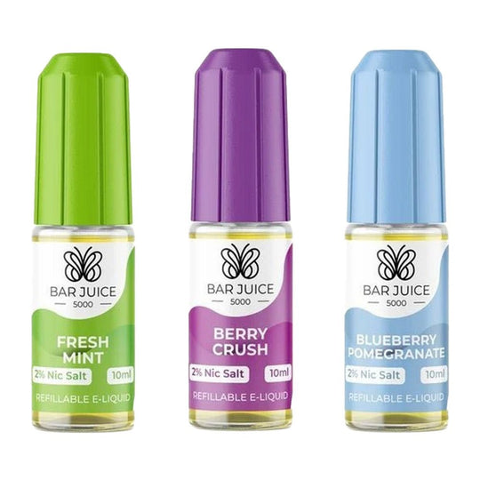 Bar Juice 5000 - Nic Salt 10ml E - Liquid Box of 10 - IMMYZ