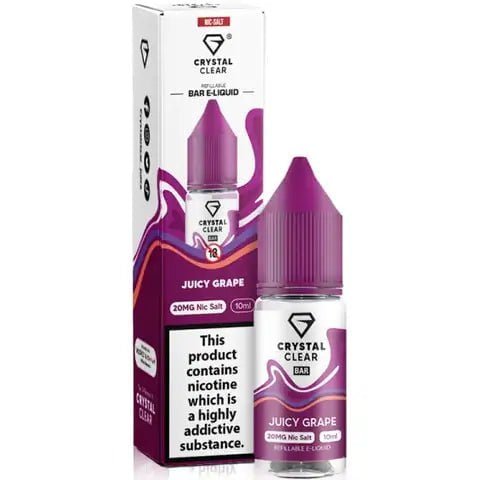 Crystal Clear Nic Salts 10ml E-Liquid Box of 10 - IMMYZ