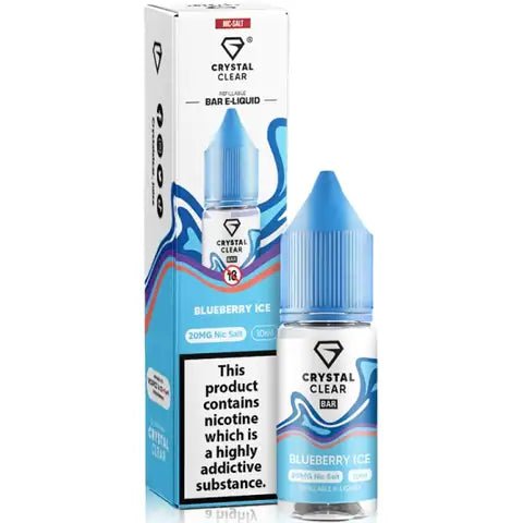 Crystal Clear Nic Salts 10ml E-Liquid Box of 10 - IMMYZ