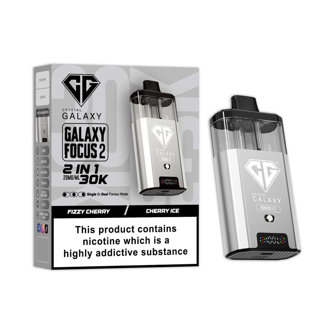Crystal Galaxy Focus 2 Prefilled 2 in 1 Pod Kit - IMMYZ