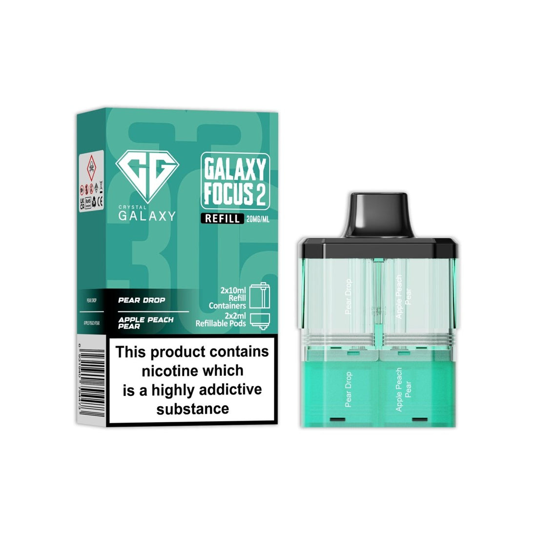 Crystal Galaxy Focus 2 Replacement Pods - IMMYZ