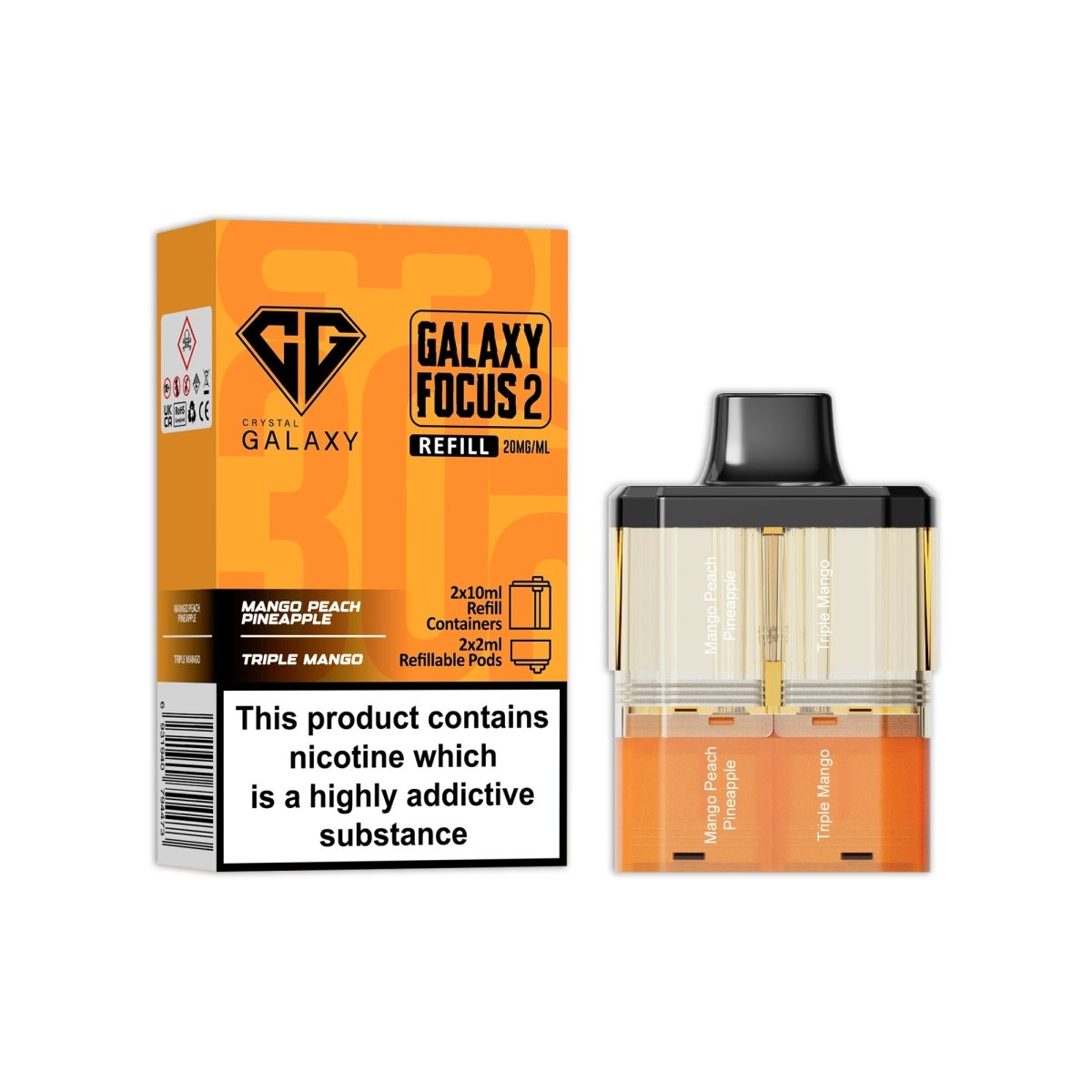 Crystal Galaxy Focus 2 Replacement Pods - IMMYZ