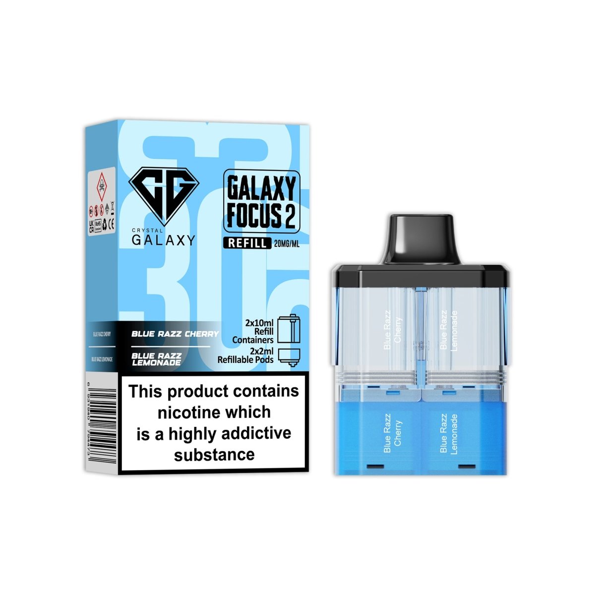Crystal Galaxy Focus 2 Replacement Pods - IMMYZ