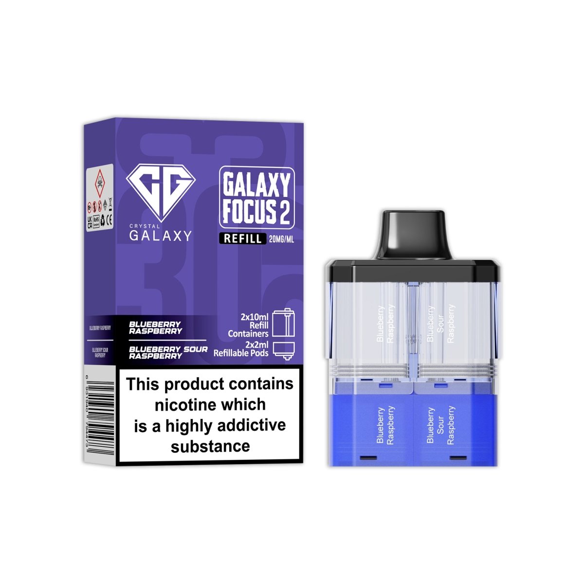 Crystal Galaxy Focus 2 Replacement Pods - IMMYZ