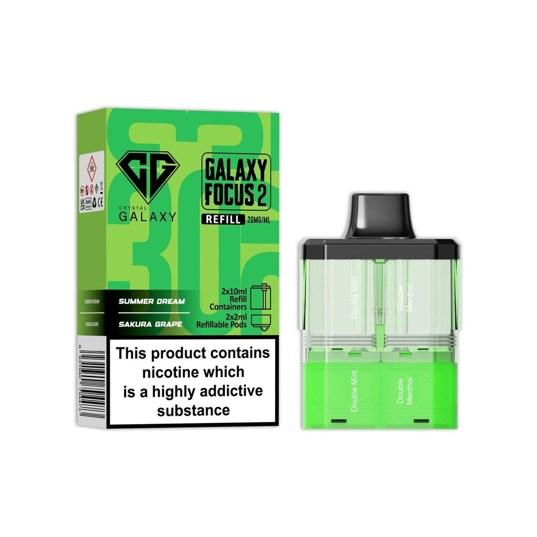 Crystal Galaxy Focus 2 Replacement Pods - IMMYZ