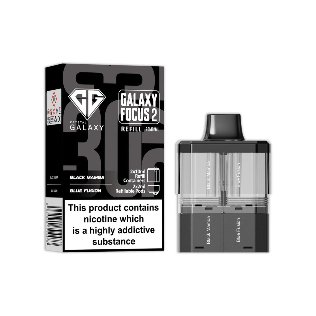 Crystal Galaxy Focus 2 Replacement Pods - IMMYZ