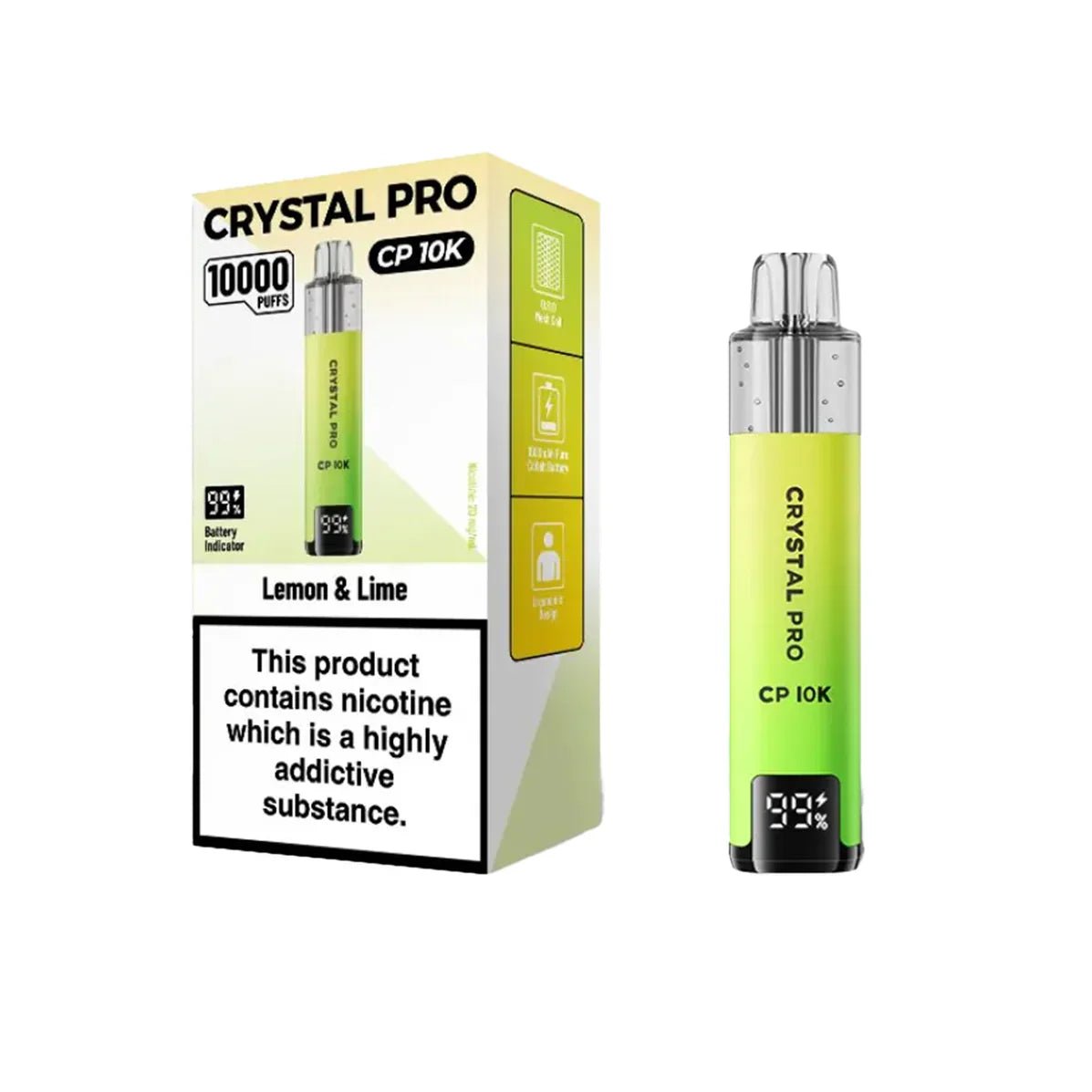 Crystal Pro CP10000 Prefilled Pod Kit - IMMYZ