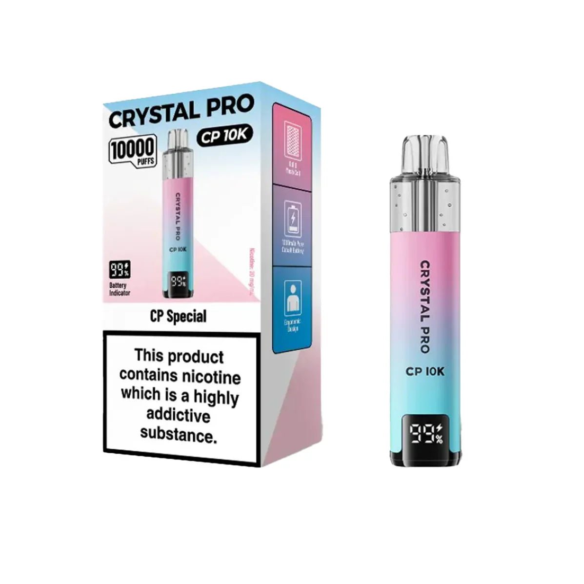 Crystal Pro CP10000 Prefilled Pod Kit - IMMYZ