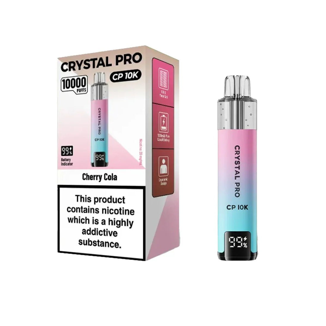 Crystal Pro CP10000 Prefilled Pod Kit - IMMYZ