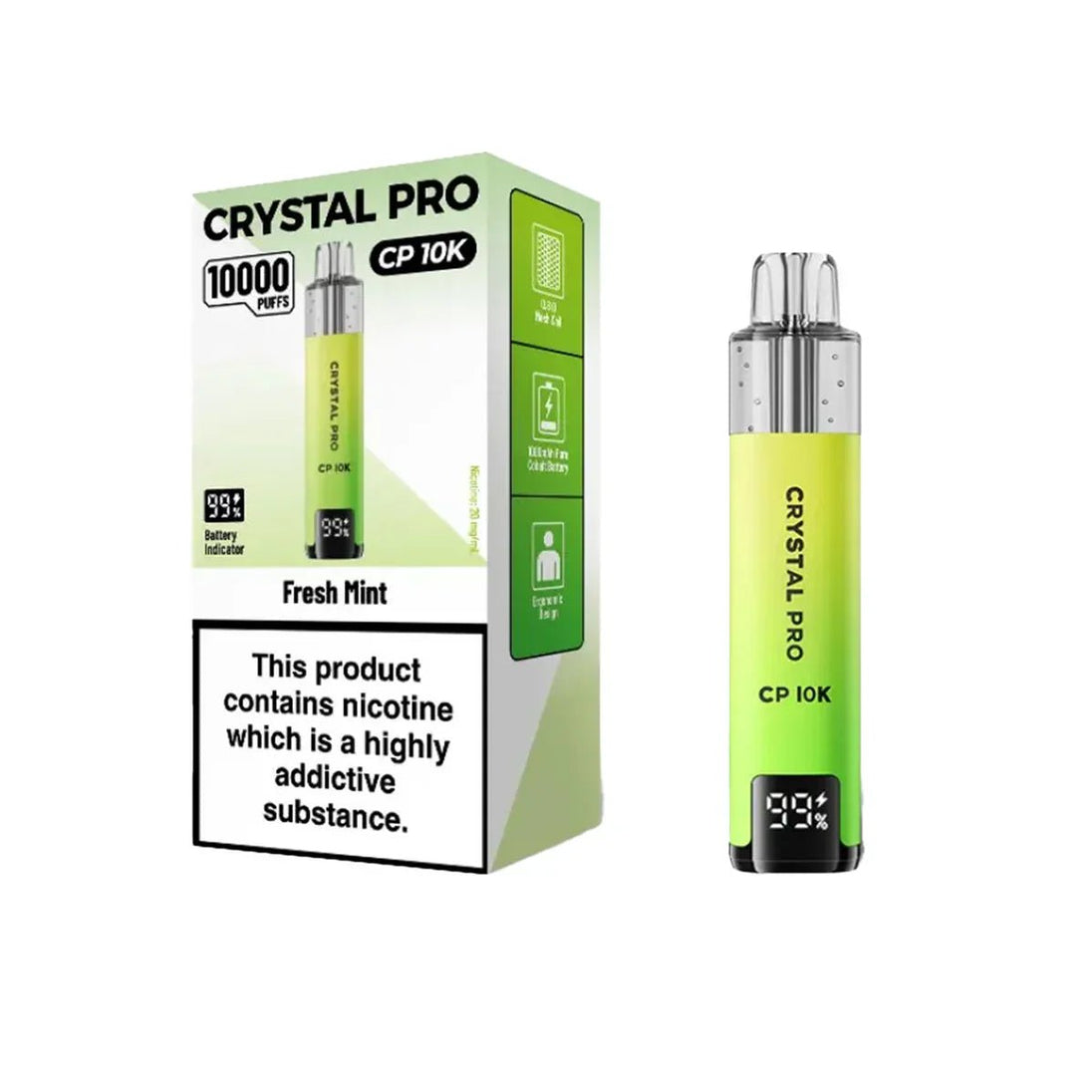 Crystal Pro CP10000 Prefilled Pod Kit - IMMYZ
