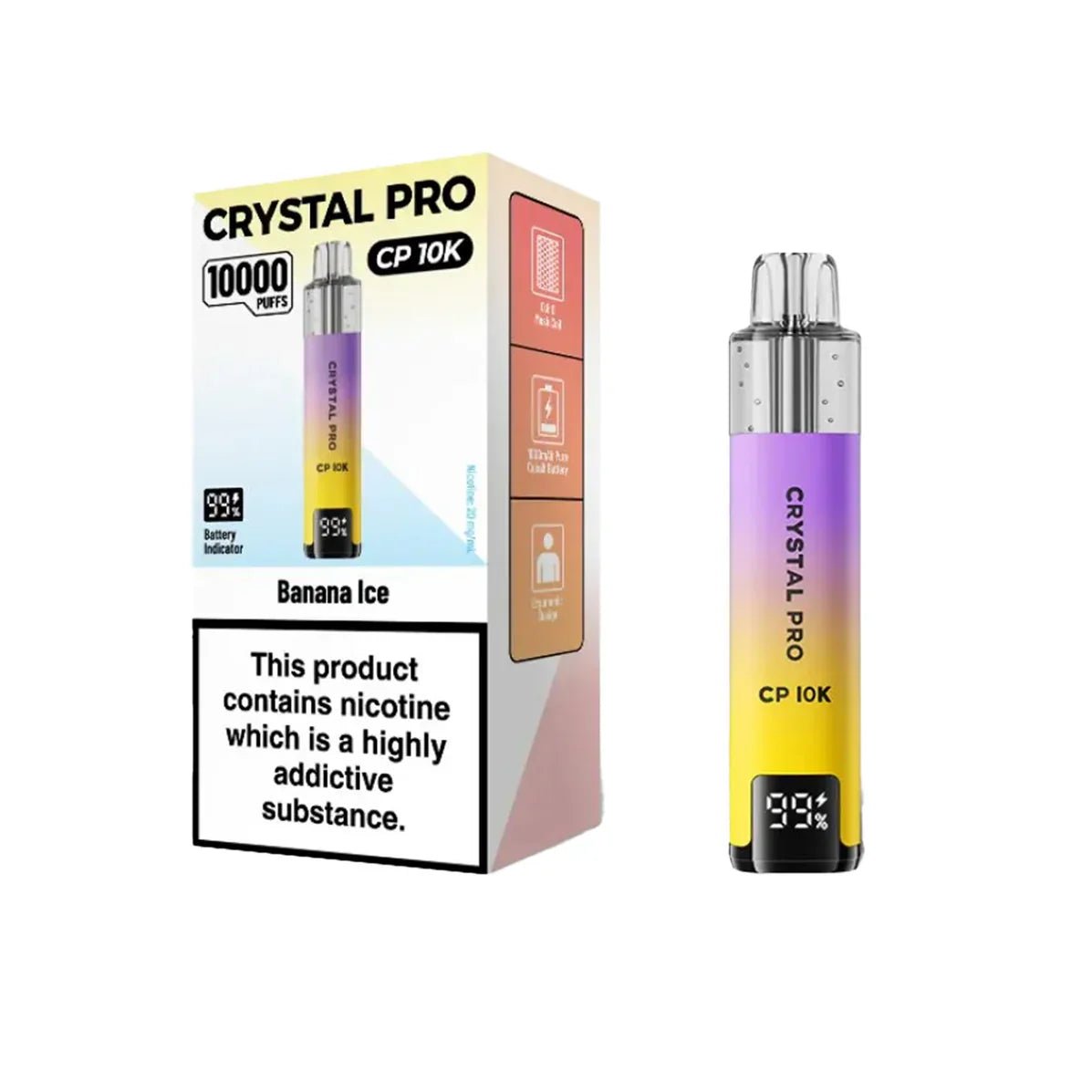 Crystal Pro CP10000 Prefilled Pod Kit - IMMYZ