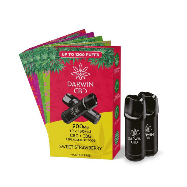 Darwin CBD+CBG 900mg (2 x 450mg) Prefilled Pods - IMMYZ