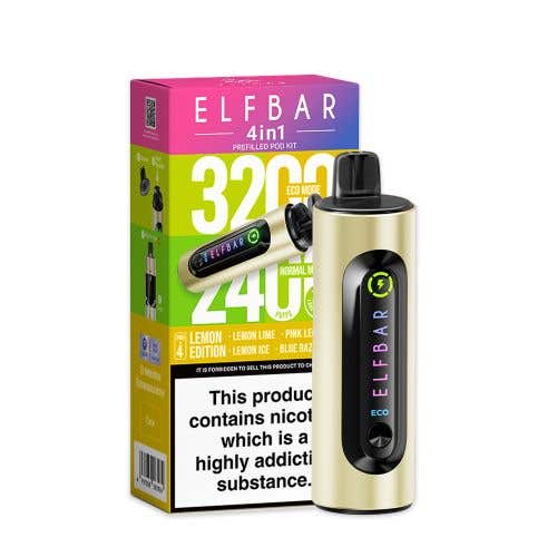 Elf Bar 4 - in - 1 3200 Prefilled Pod Kit - IMMYZ