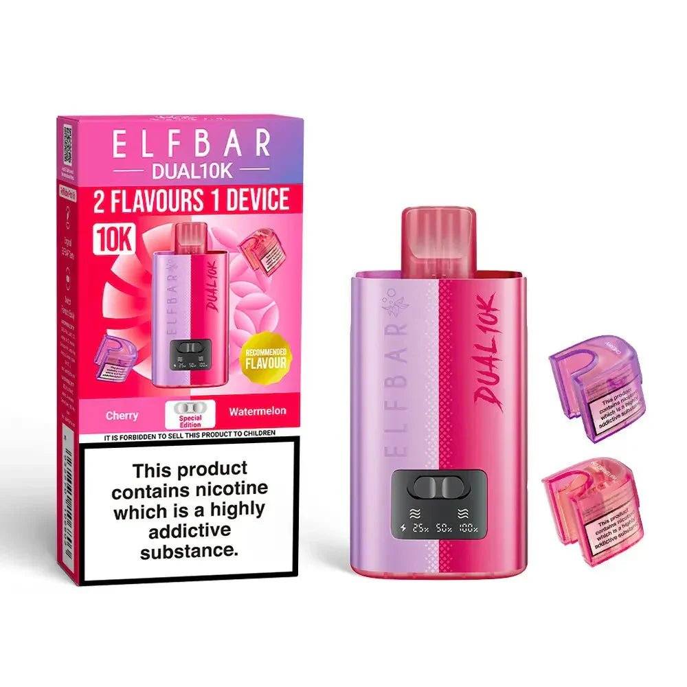 Elf Bar Dual 10K Disposable 2 in 1 Vape - IMMYZ