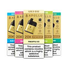 Gold Bar 20K Apollo AIO Big Puff Device - IMMYZ
