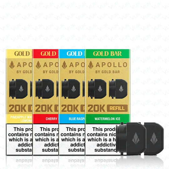 Gold Bar 20K Apollo Tank & Refill - IMMYZ
