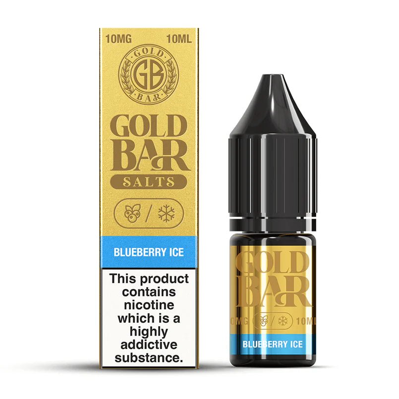 Gold Bar Nic Salts 10ml E - liquids (Box of 10) - IMMYZ