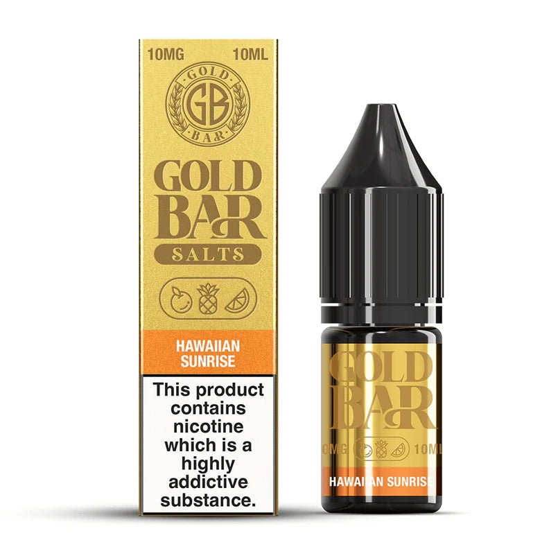 Gold Bar Nic Salts 10ml E - liquids (Box of 10) - IMMYZ