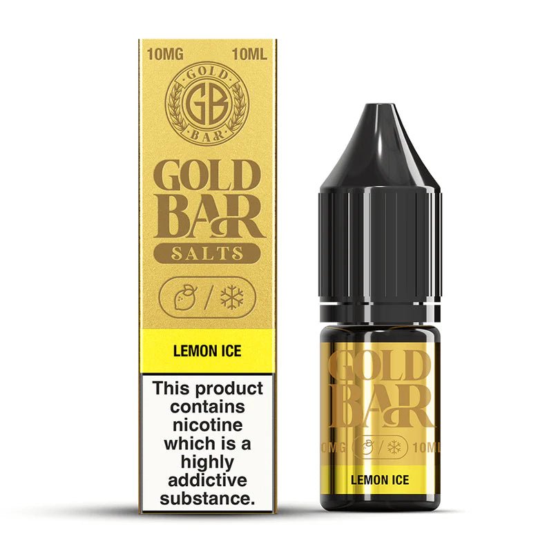 Gold Bar Nic Salts 10ml E - liquids (Box of 10) - IMMYZ