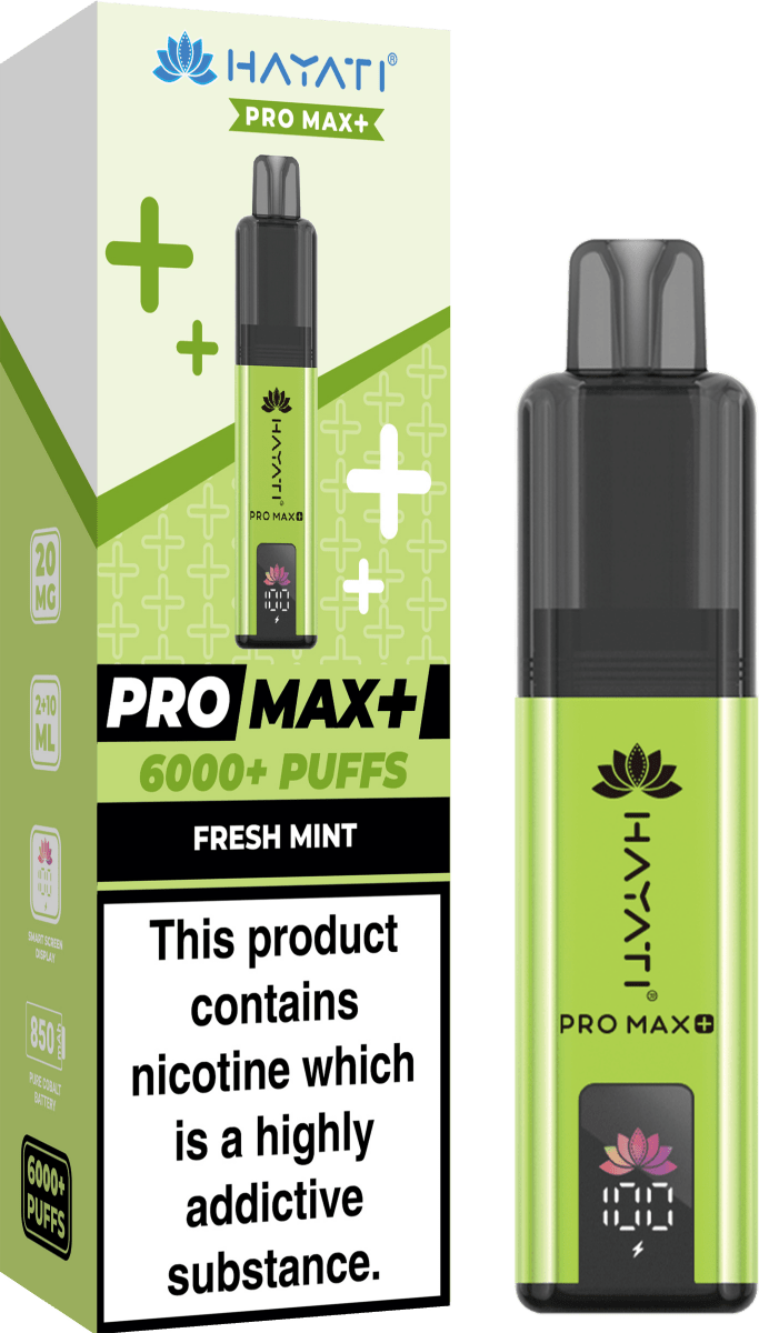 Hayati Pro Max+ 6000 Puffs Vape Kit - IMMYZ