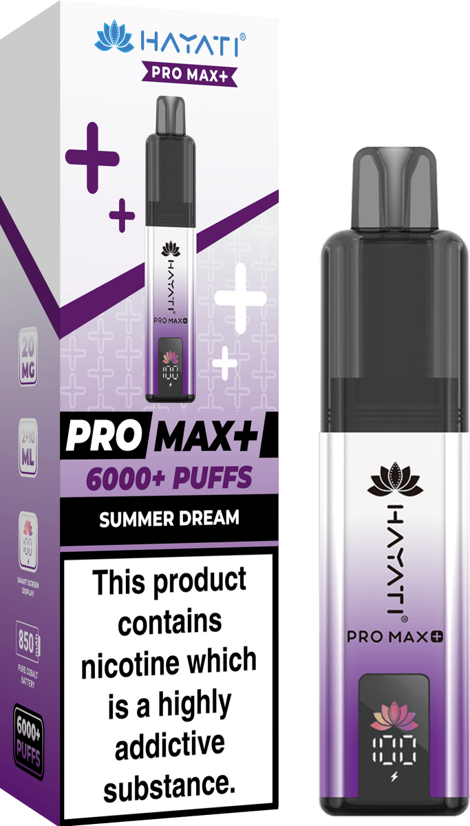Hayati Pro Max+ 6000 Puffs Vape Kit - IMMYZ