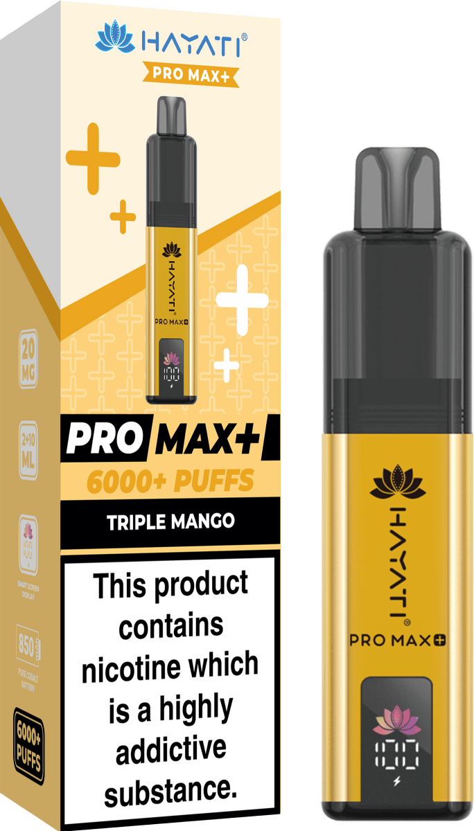 Hayati Pro Max+ 6000 Puffs Vape Kit - IMMYZ
