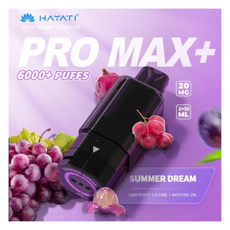 Hayati Pro Max+ 6K Prefilled Pods - IMMYZ