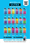 Hyola Ultra 30k Prefilled Pod Vape Kit Box of 5 - IMMYZ