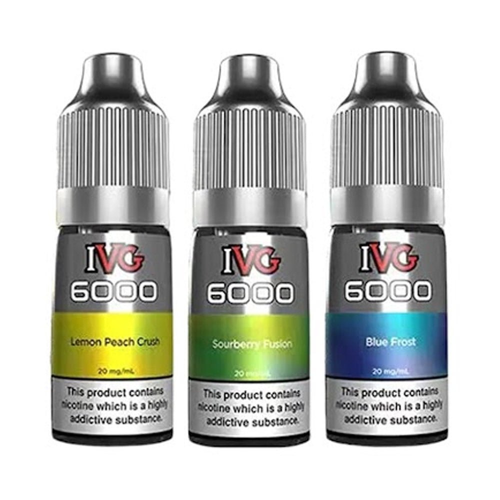 IVG 6000 Nic Salt 10ml Bottle Box of 10 - IMMYZ