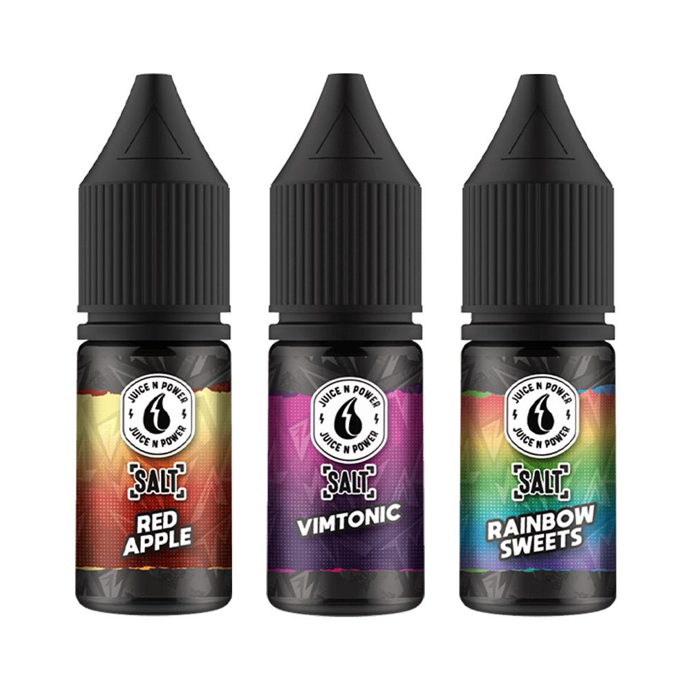 Juice N Power Nic Salt 10ml E - Liquid Box of 10 - IMMYZ
