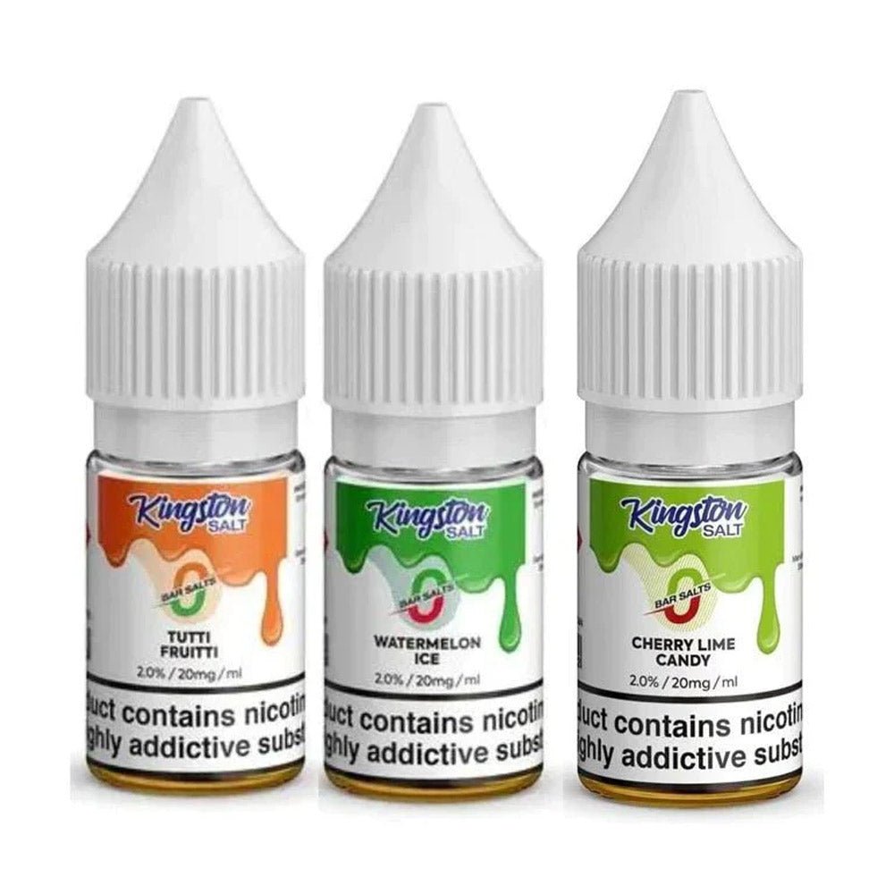 Kingston Salt Bar Salt E - Liquid Nic Salt - 10ml - Box of 10 - IMMYZ