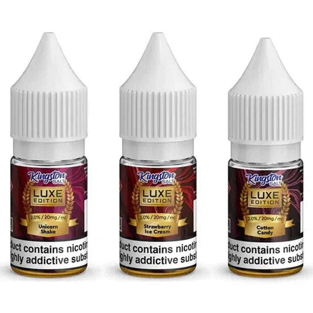 Kingston Salt Luxe Edition E - Liquids Nic Salt - 10ml - Box of 10 - IMMYZ