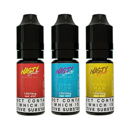 Nasty Salts Nic Salt 10ml E - Liquid Box of 10 - IMMYZ