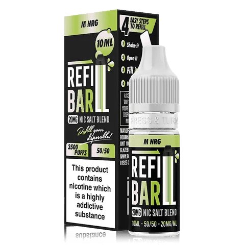 Refill Bar 10ml Nic Salt E-Liquid Box of 10 - IMMYZ