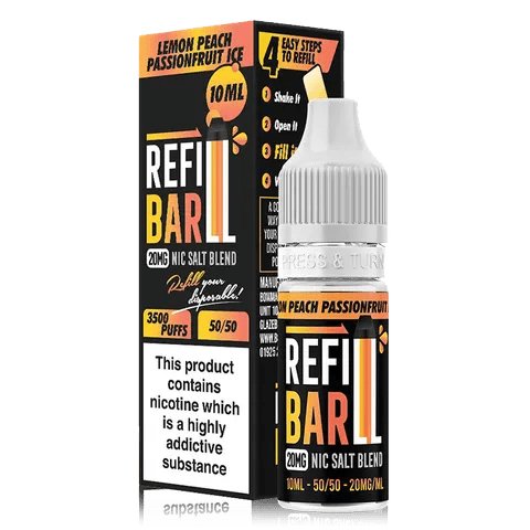 Refill Bar 10ml Nic Salt E-Liquid Box of 10 - IMMYZ