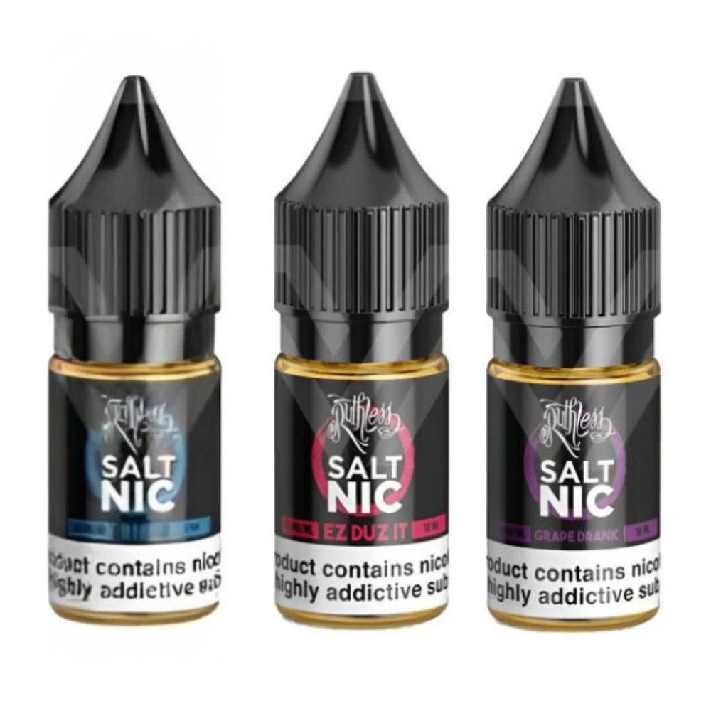 Ruthless Vapour Nic Salt 10ml E - Liquid - IMMYZ
