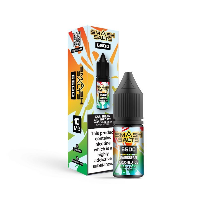 Smash Salts 6500 Nic Salt 10ml E - Liquid Box of 10 - IMMYZ