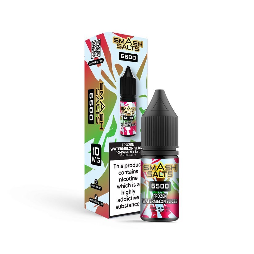 Smash Salts 6500 Nic Salt 10ml E - Liquid Box of 10 - IMMYZ
