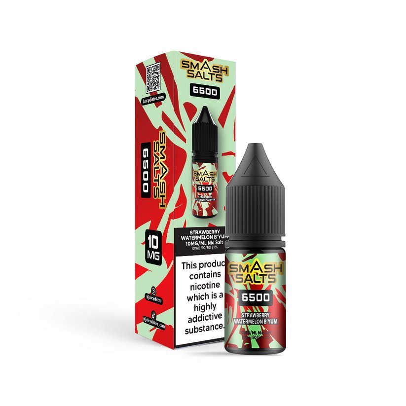 Smash Salts 6500 Nic Salt 10ml E - Liquid Box of 10 - IMMYZ